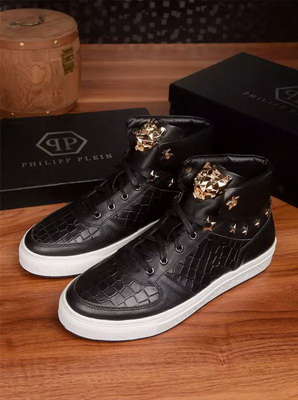 PhiliPP Plein High-Top Fashion Men Shoes--059